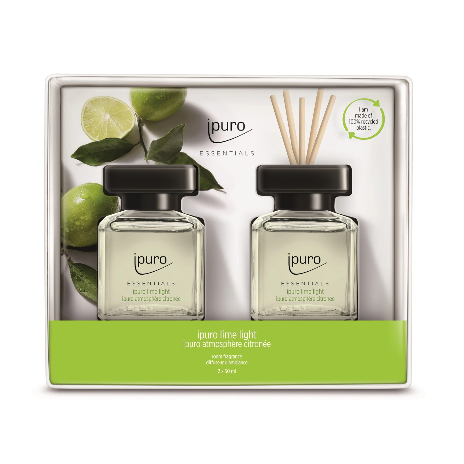 Ipuro Aroma difuzér Essentials Lime Light 2 x 50 ml