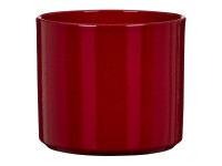 Scheurich Keramický obal na květináč 631 Intense Red, pr. 13,6 x 12,3 cm