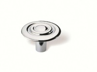 Knoflík 920 chrom lesklý 28 mm x 28 mm x 19 mm