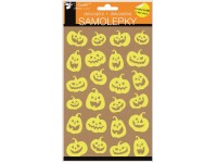Anděl Přerov Samolepky svítící ve tmě, rozesmáté dýně 14 x 25 cm Anděl Přerov Samolepky svítící ve tmě, rozesmáté dýně 14 x 25 cm