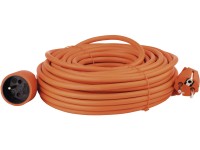 EMOS Prodlužovací kabel oranžový, 1 zásuvka, max. 16 A/3680 W, 25 m