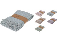 Koopman Přehoz tkaný různé barvy 170 x 130 cm Koopman Přehoz tkaný různé barvy 170 x 130 cm