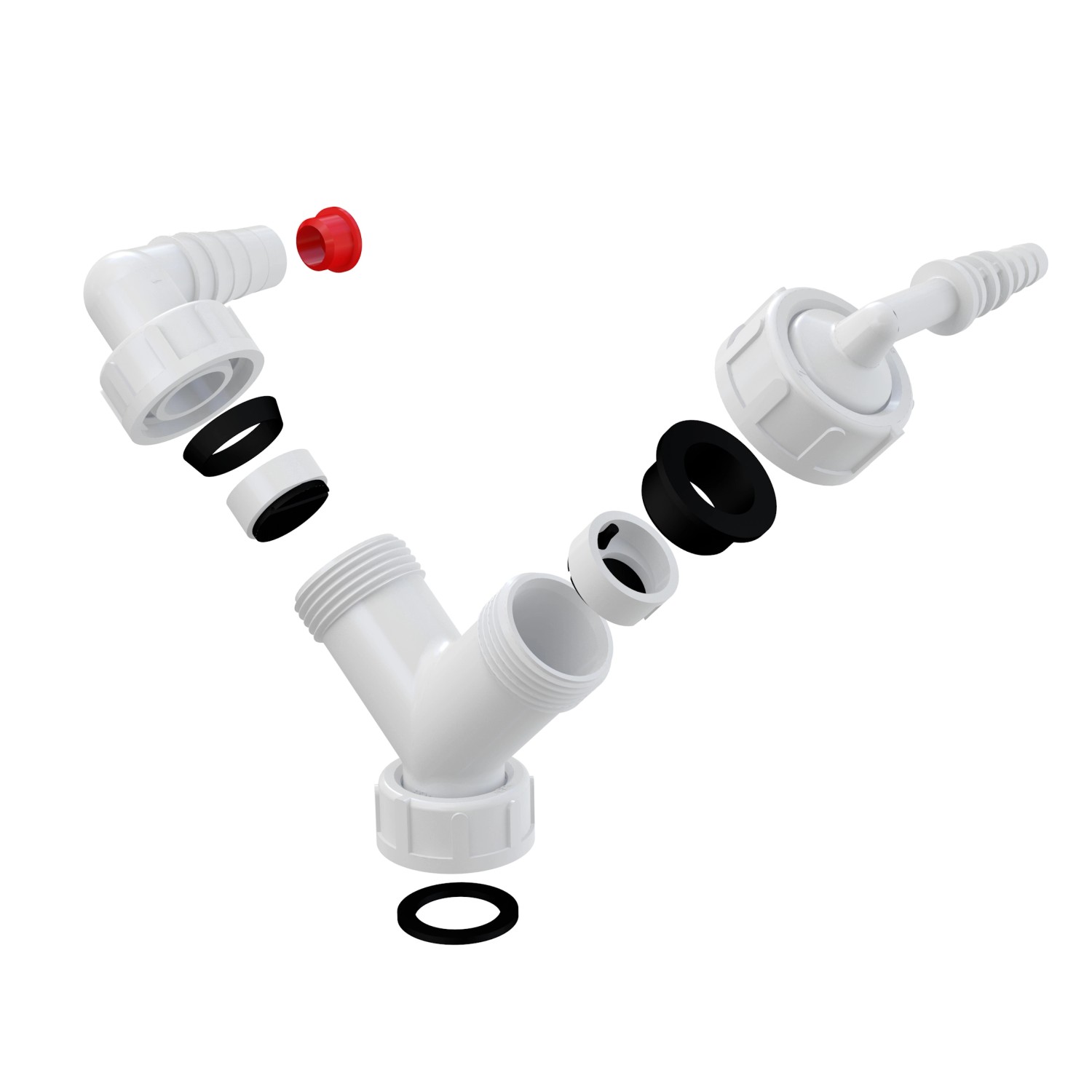 Kolínko dvojité Alca P149Z G 1"/8-23 mm se zpětnými klapk