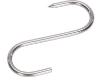 LUX-TOOLS Řeznický hák, nerezová ocel, 80 x pr. 3,9 mm