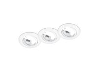Trio Vestavné svítidlo Jura 3 x GU10, bílá matná pr. 80 mm