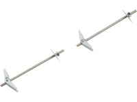 LUX-TOOLS Pružinová sklopná hmoždinka M4 x 105 mm, 2 ks
