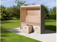 Weka Kryté zahradní posezení Bozen 171 x 85 cm