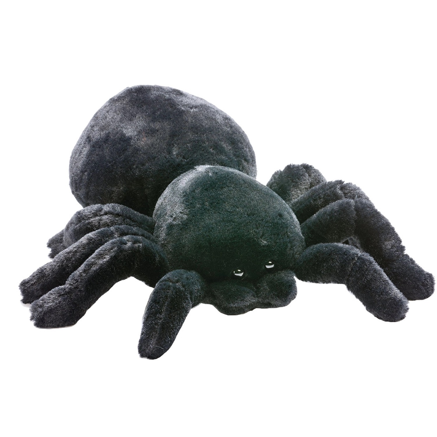 Plyšový pavouk, černá, 30 cm