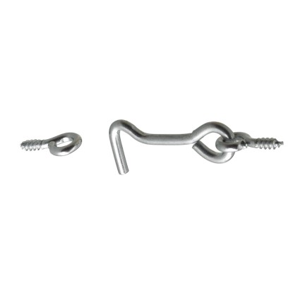 Hettich Petlice s okem, pozinkovaná ocel 37 x 16 mm, 4 ks