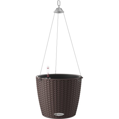 Lechuza Květináč Nido Cottage 28 mokka, 230 x 270 x 270 mm