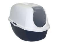 Magic Cat Toaleta pro kočky s krytem 39 x 53 x 41 cm, modrá