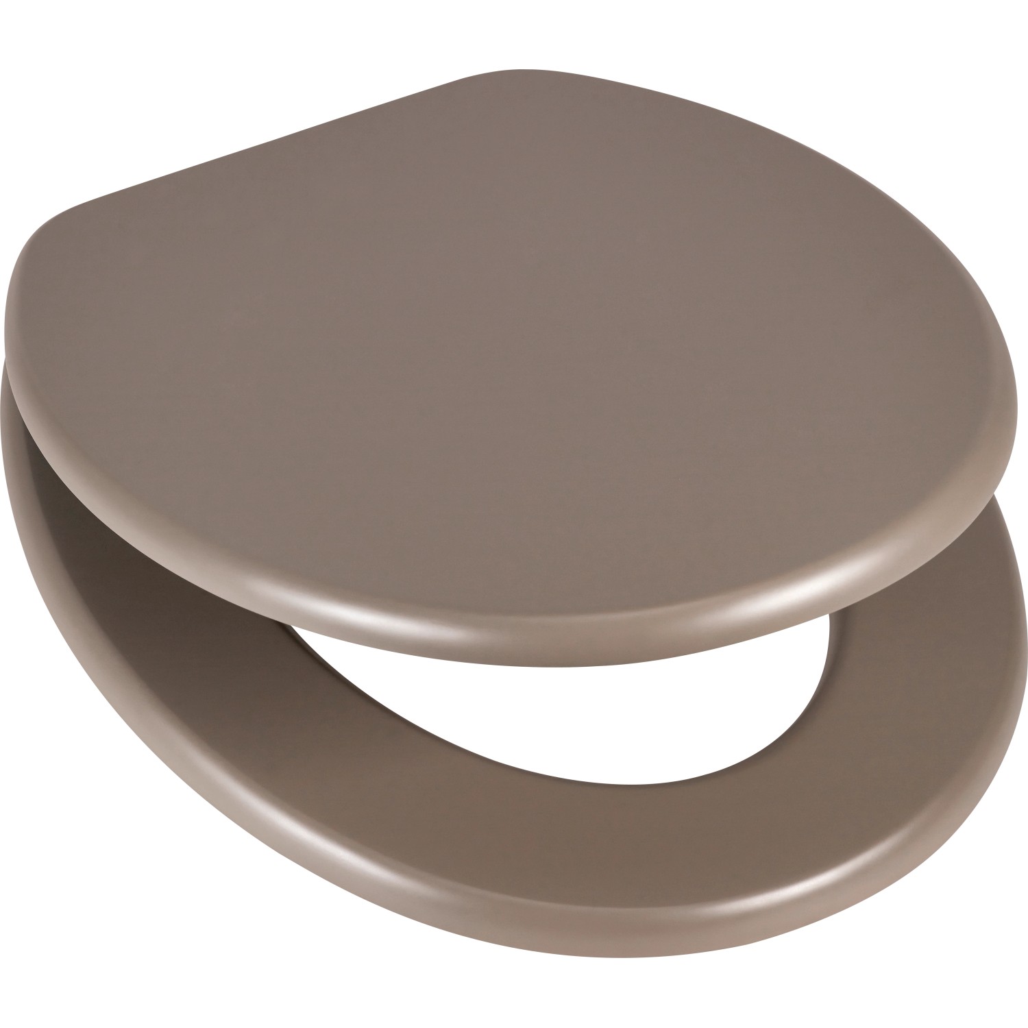 baliv WC záchodové prkénko Pollino bahenní hnědá s automatickým sklápěním