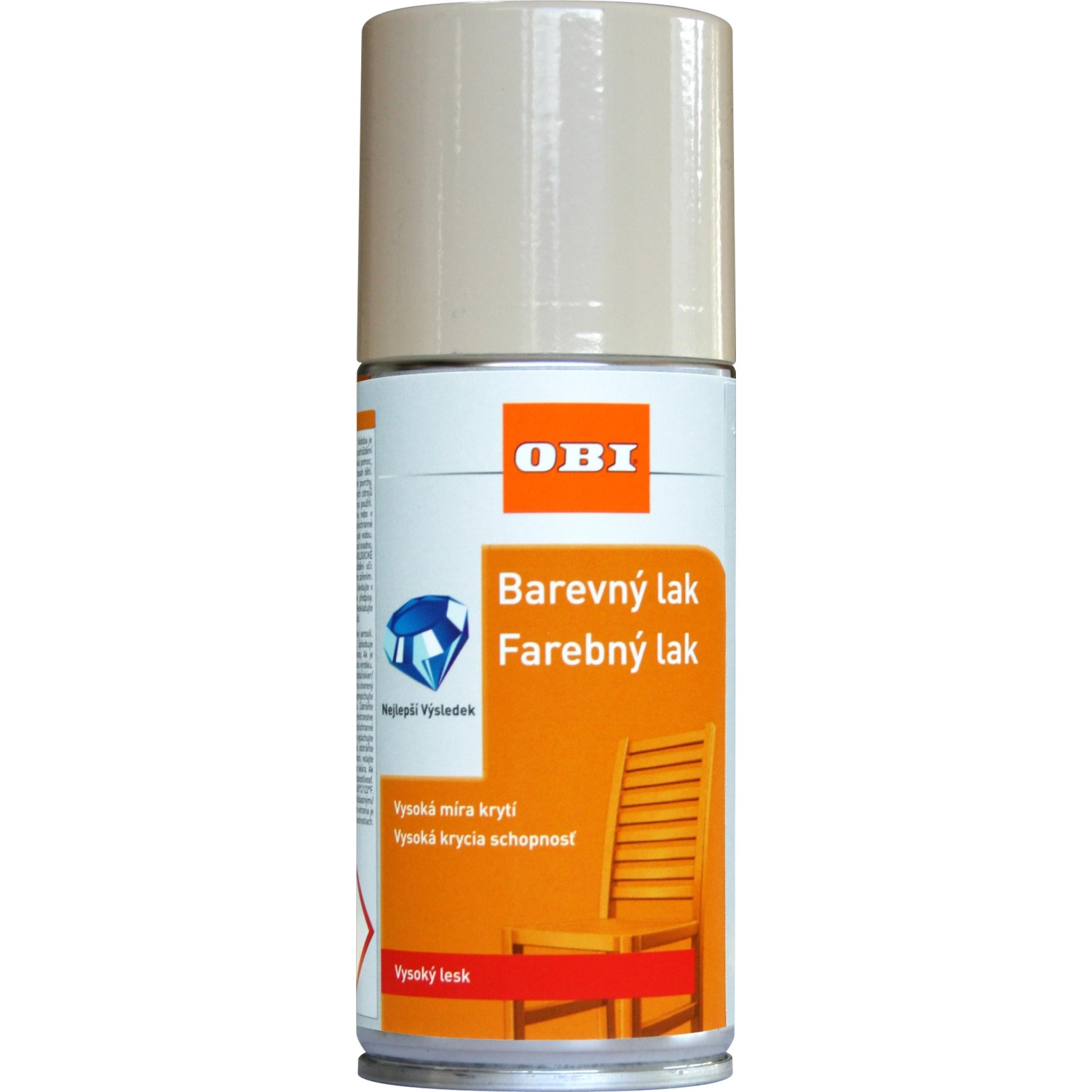 OBI Lak ve spreji vysoce lesklý RAL 1015 světlá slonová kost 150 ml