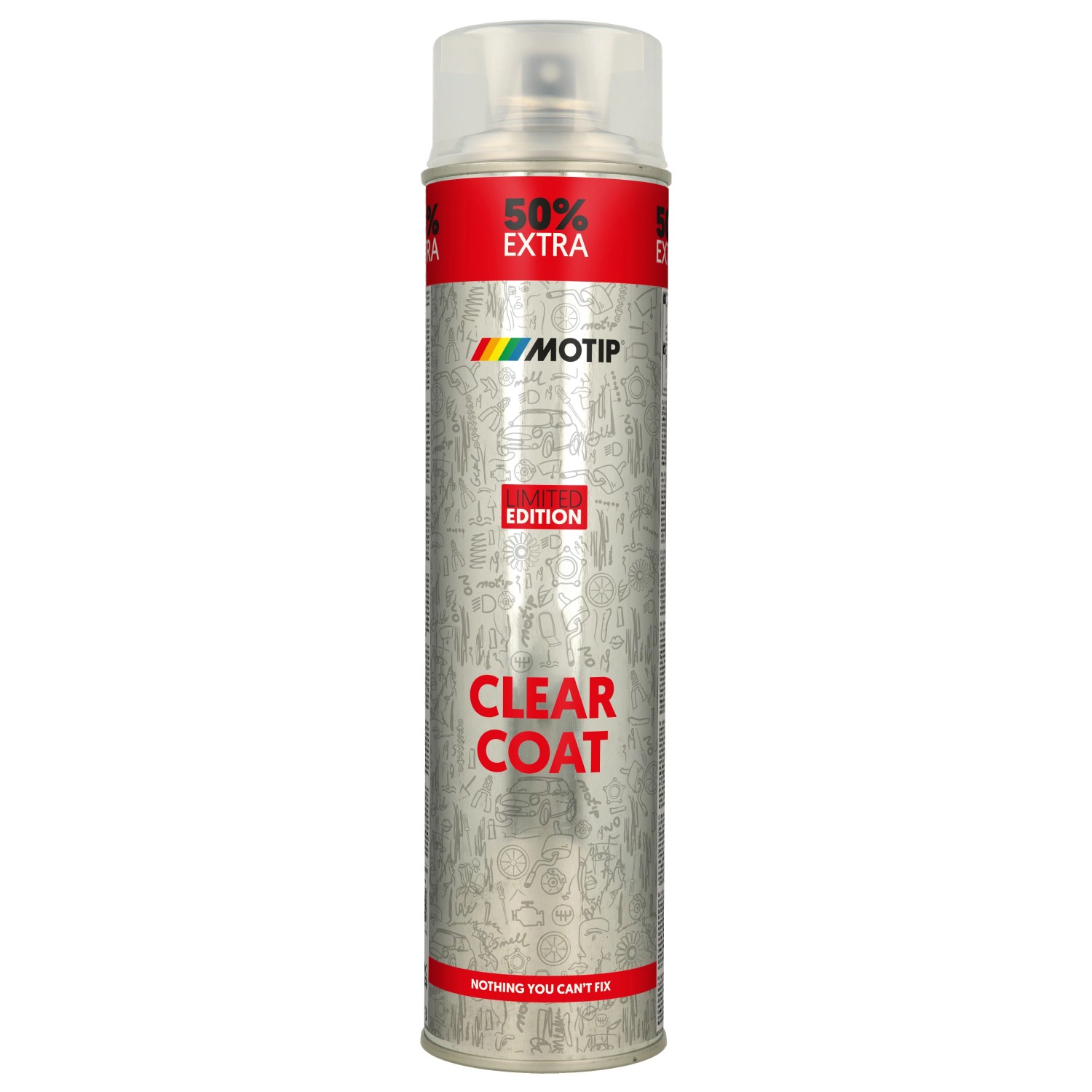 Motip Vrchní akrylový lak M Rallye 600 ml, čirý