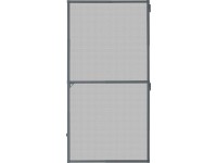 Dveřní rám hliníkový teleskopický vč. sítě, antracit, 210 x 100 cm