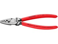 Knipex Lisovací kleště na koncové dutinky, potažené plastem, 180 mm