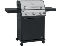 JAMESTOWN Plynový gril KANE se 3 hořáky 107,3 x 129,4 x 53 cm