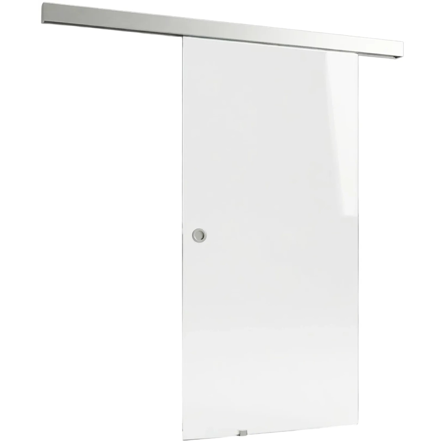 Doorlegro Posuvné dveře EasySlide 65 - set, čiré sklo/stříbrná, 205 x 90 cm