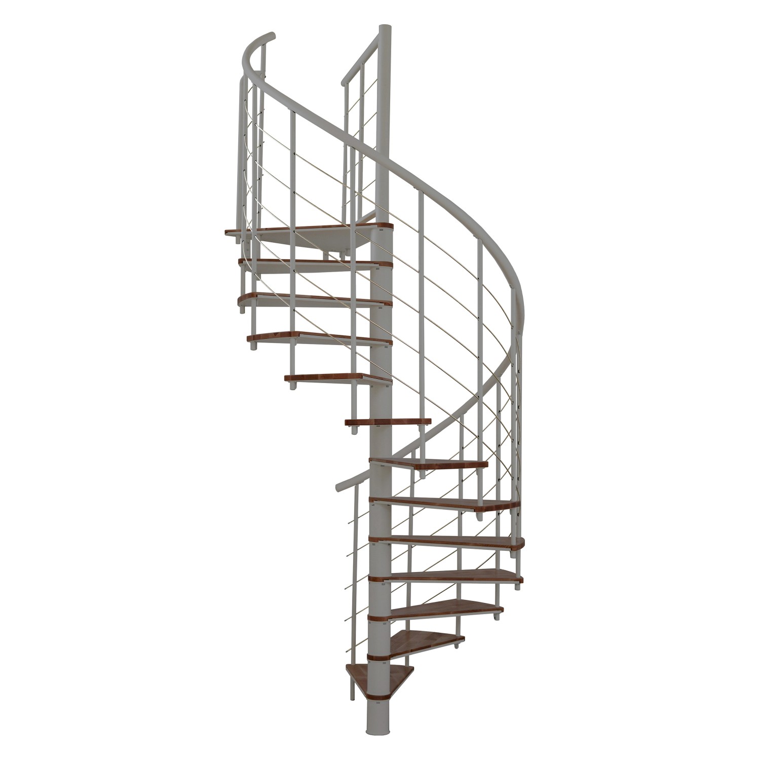 Minka STAIRS Kombinované točité schodiště Fusion ořech/šedá pr. 160 cm