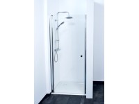 Sanotechnik Otočné sprchové dveře do niky Brava MD90, chrom, 85-87 x 195 cm