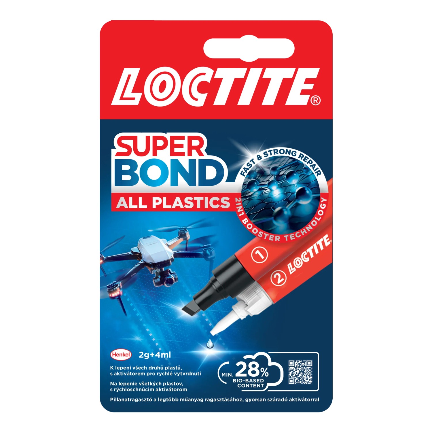 Super attak all plastics 2g+4ml