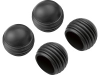 Náhradní krytky na nožičky pro hollywoodskou houpačku Talca, tm. šedá, 4 ks