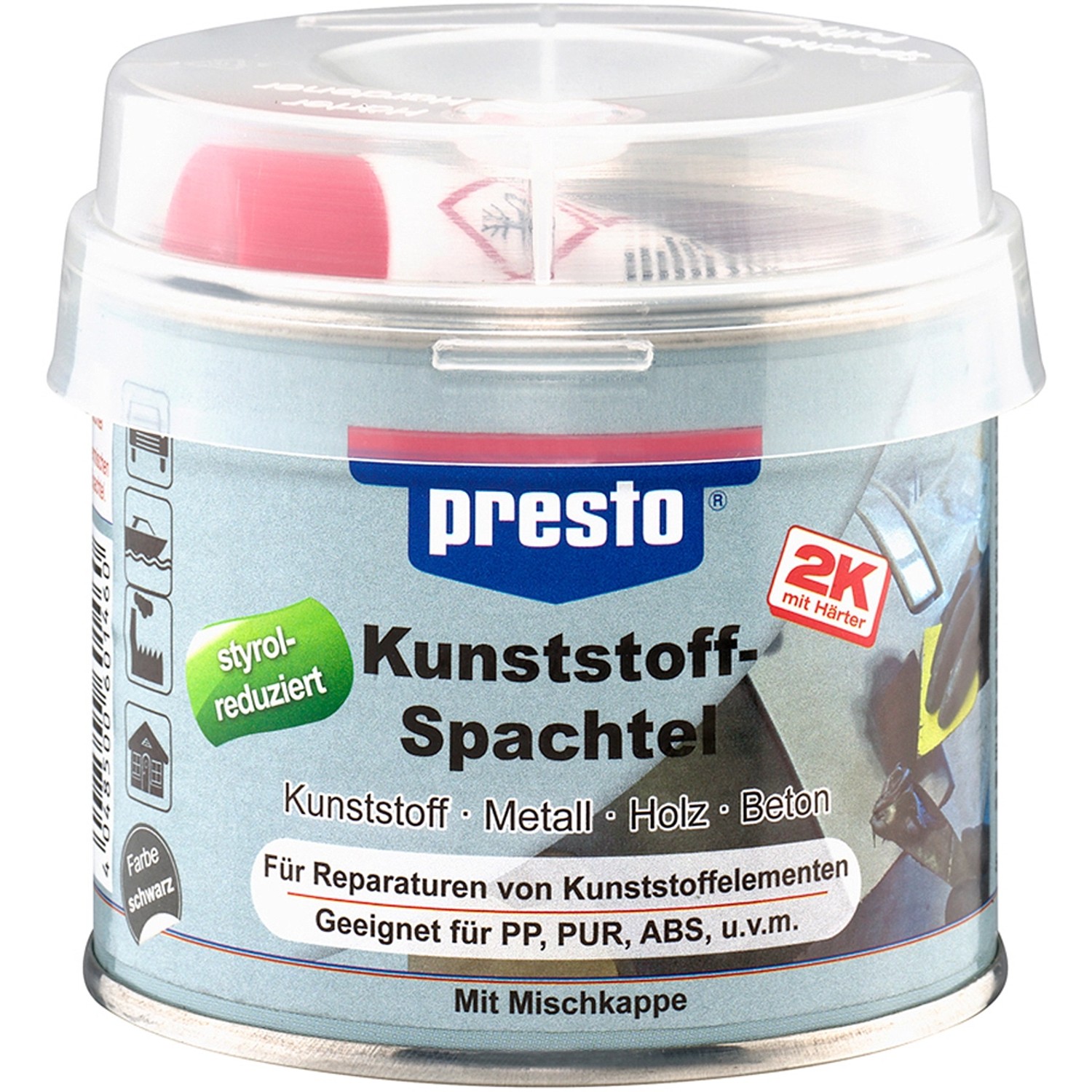 Presto Tmel na plasty, 250 g