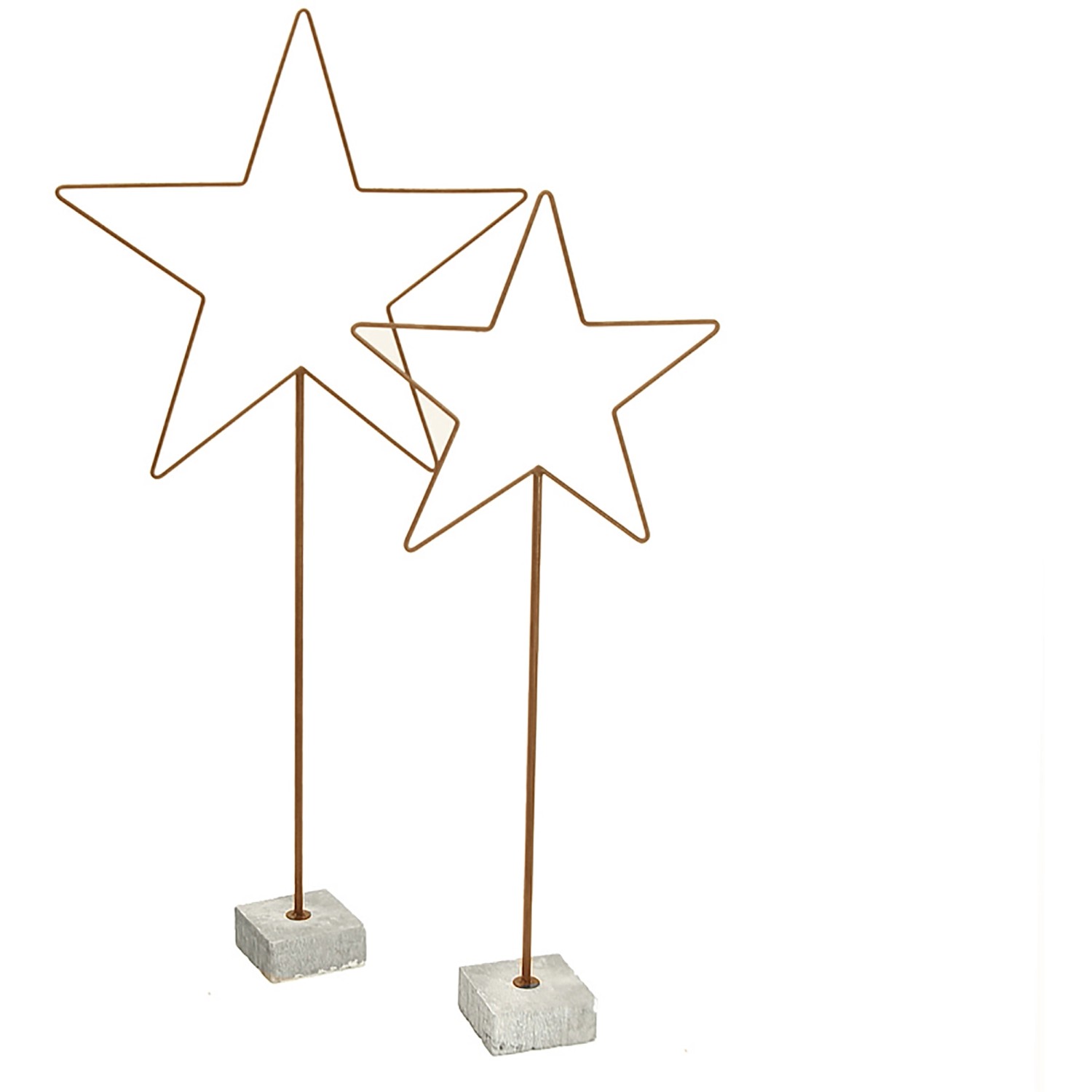 Hvězda na betonovém podstavci 135 cm