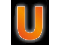 Conacord Reflexní domovní písmeno U, oranžové, 8 cm