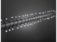 Konstsmide LED světelný řetěz se žárovkami ve tvaru koule studená bílá barva