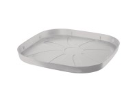 Deroma Miska pod květináč Origin Square Saucer, světle šedá, 23 x 23 cm