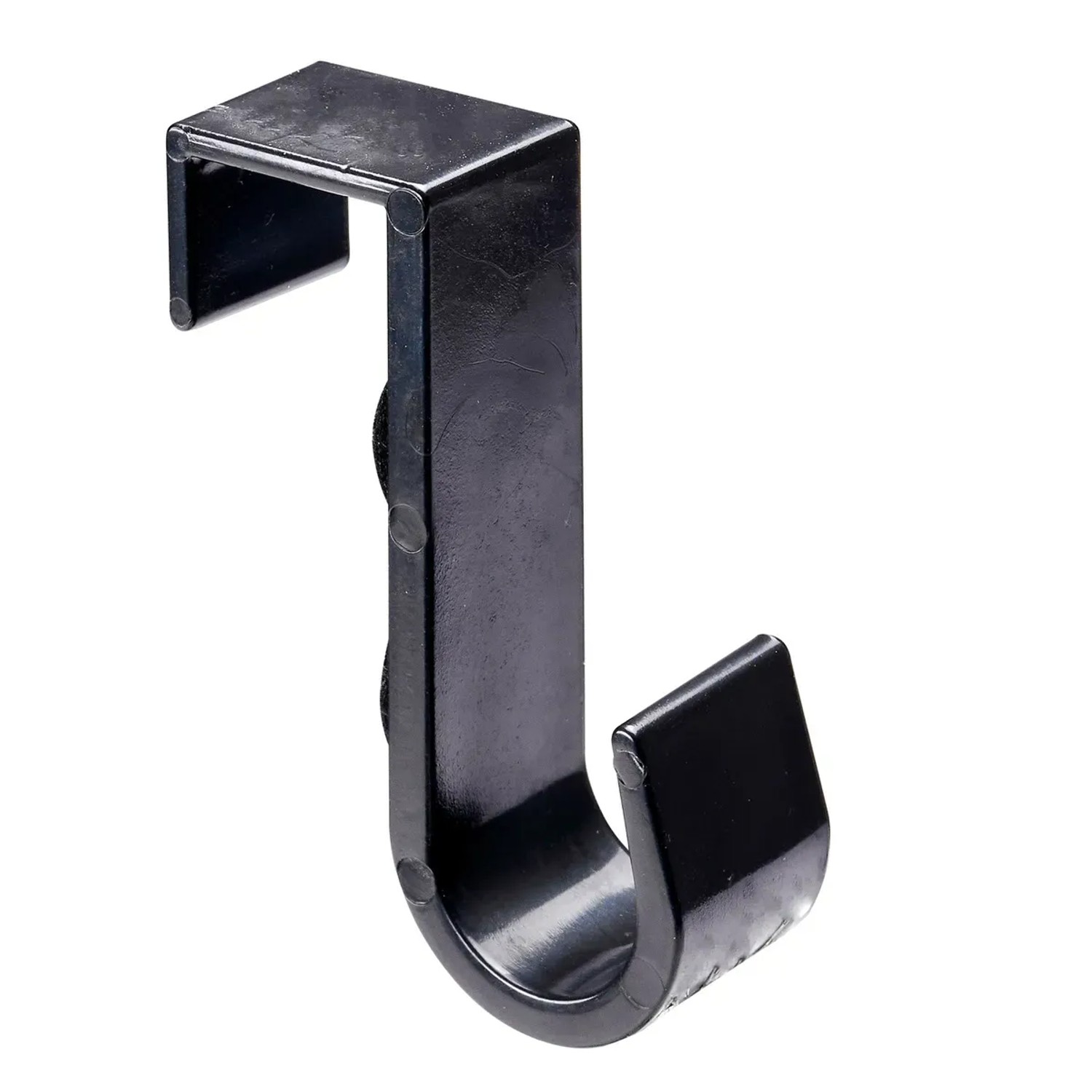 Levně Hettich Háček na dveře BUDGET z plastu, černý, 70 x 22 x 50 mm