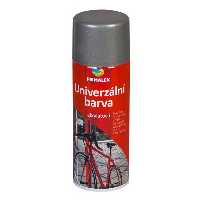 Primalex Univerzální barva ve spreji RAL 9007 šedý hliník 400 ml
