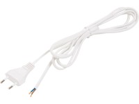 LUX-TOOLS Přívodní kabel Euro, bílý, 2 m