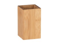 Wenko Kelímek na zubní kartáčky Padua, bambus, 7 x 7 x 11 cm