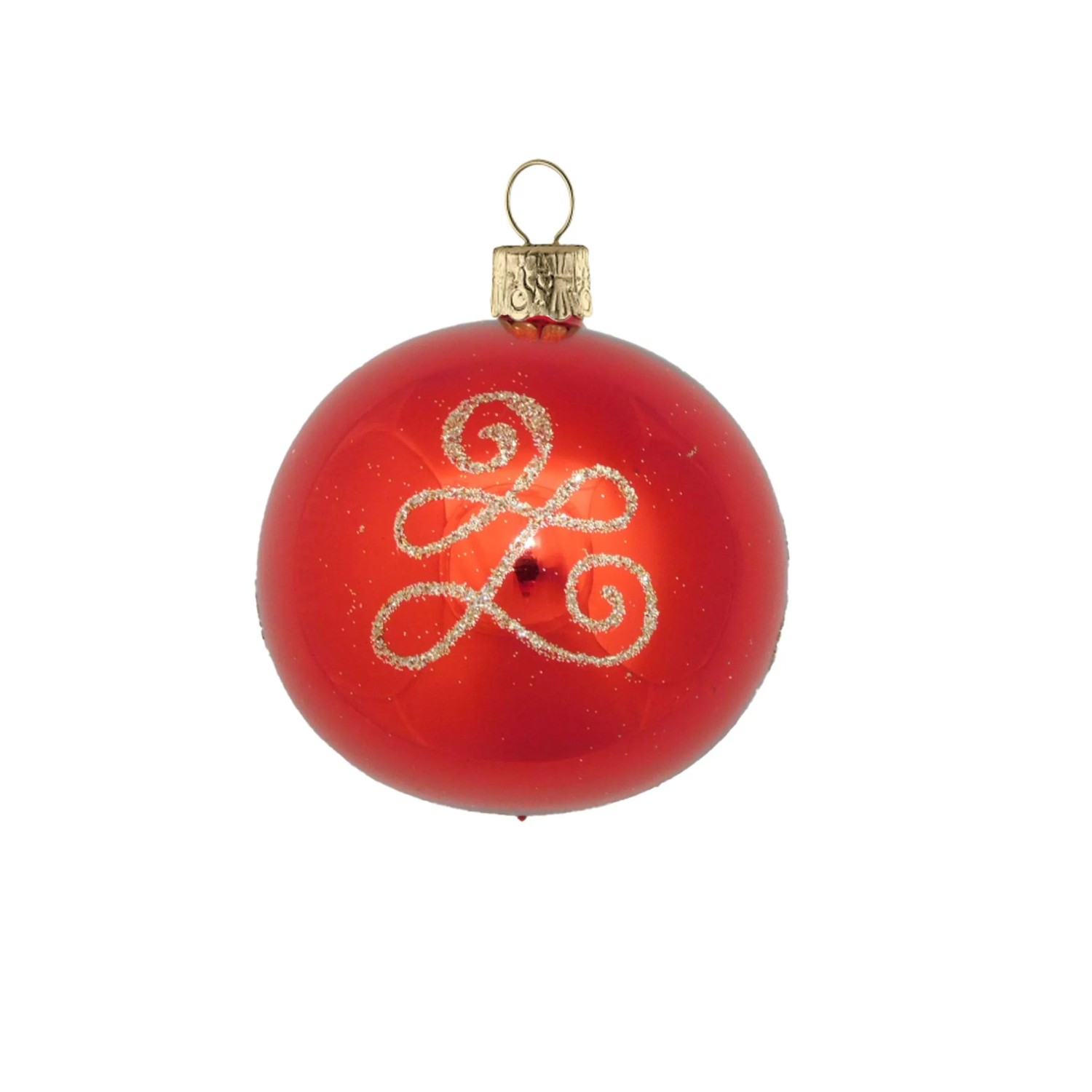 ORNEX Koule skleněná červená ornament 70 mm