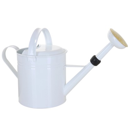 A.H.G. Zahradní konev s kropítkem pozinkovaná, bílá, 6,5 l