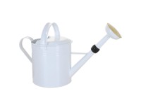 A.H.G. Zahradní konev s kropítkem pozinkovaná, bílá, 6,5 l