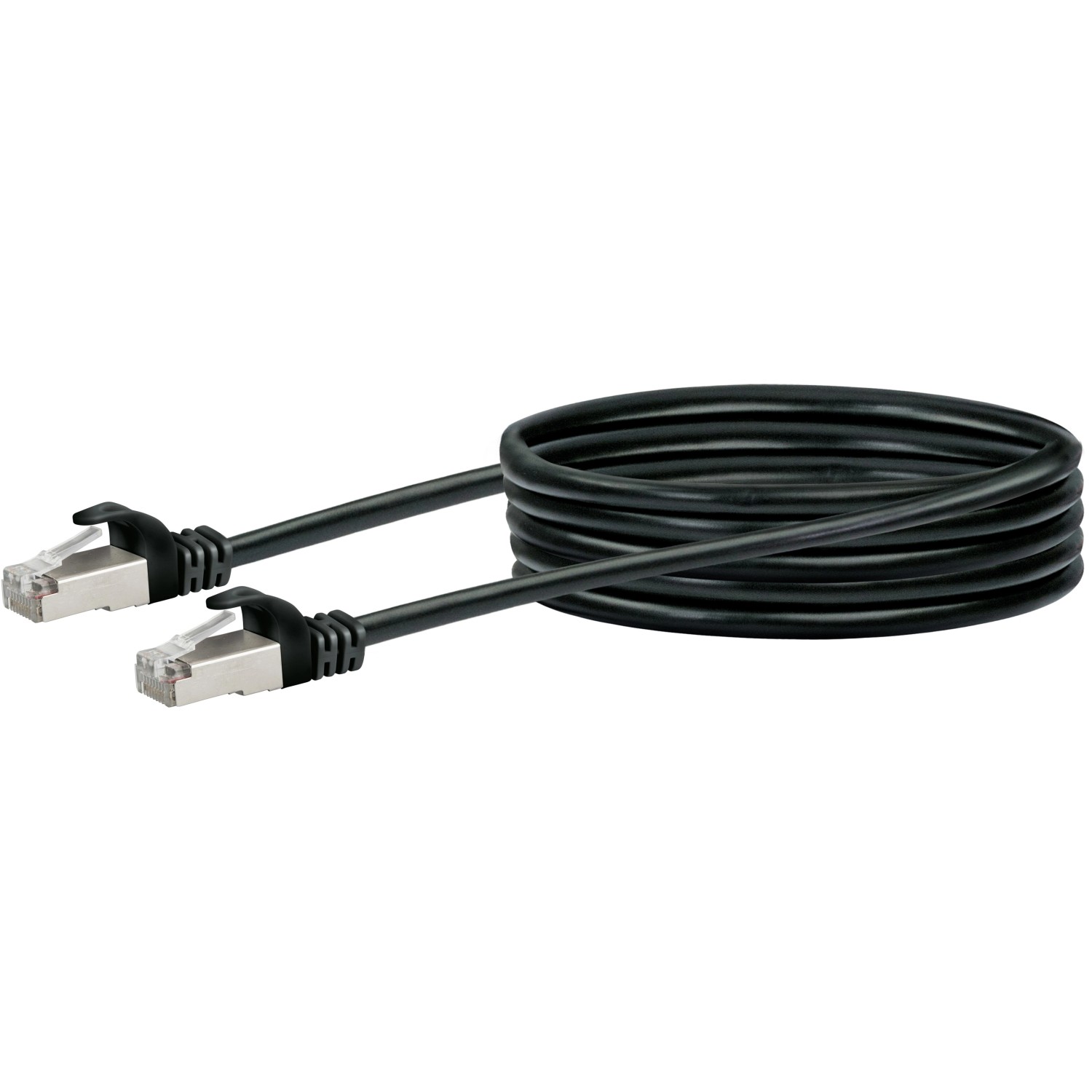 Schwaiger Síťový kabel CAT 6 (SF/UTP) konektor RJ45 > konektor RJ45 2,5 m černý