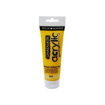 Daler Rowney Akrylová barva GRADUATE kadmium žluté, 120 ml