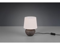 Reality Stolní lampa Lou hnědo-béžová