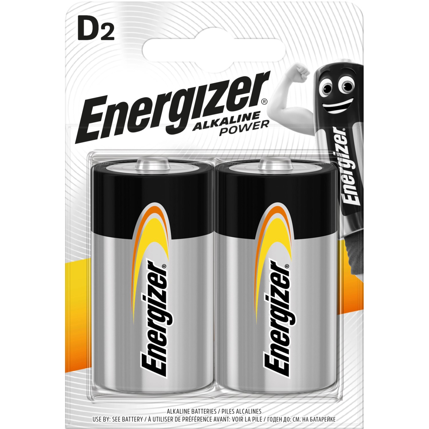 Energizer Alkalická baterie Classic D Mono, 2 ks