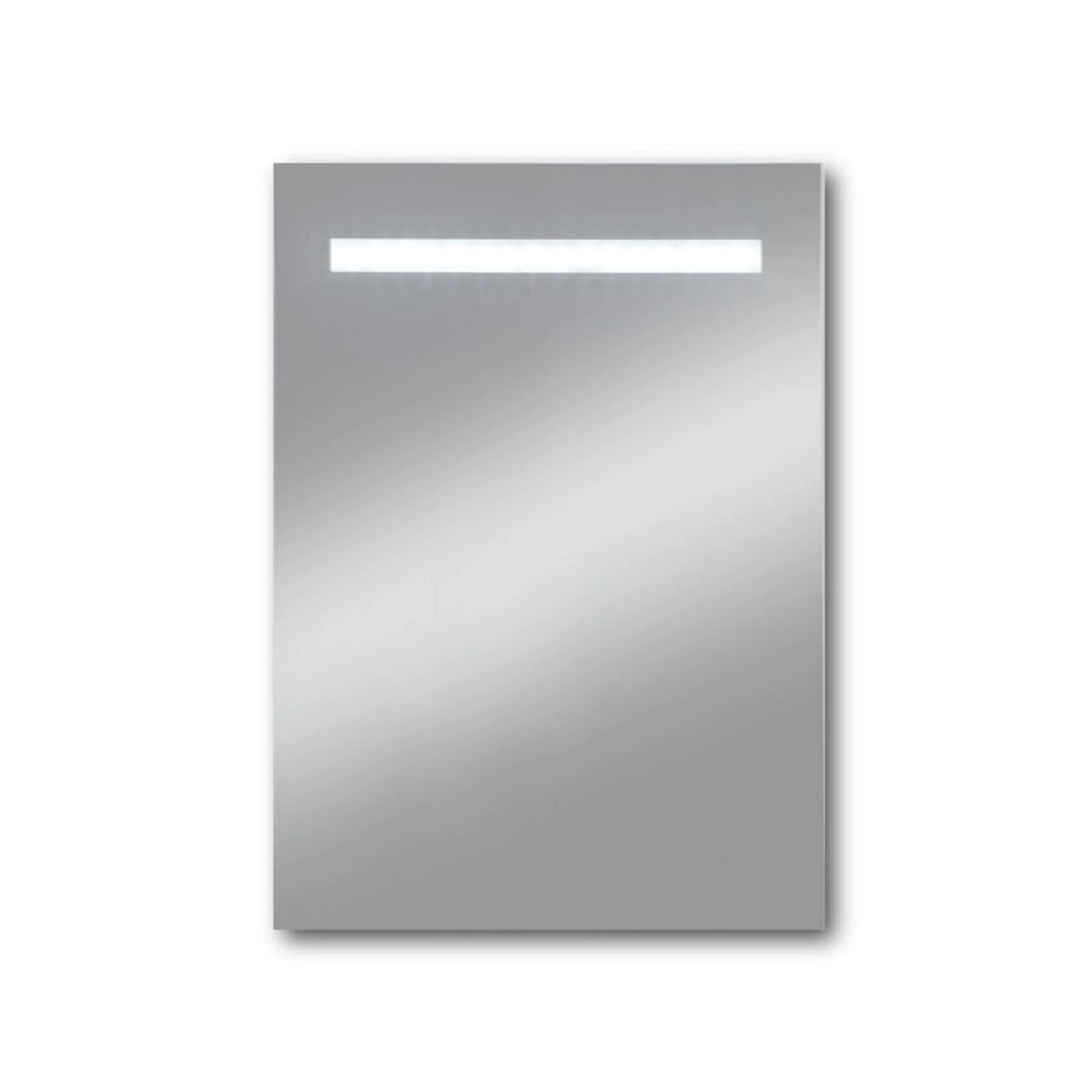 Kristall-Form Osvětlené zrcadlo s LED E-Light Two, 60 x 40 cm