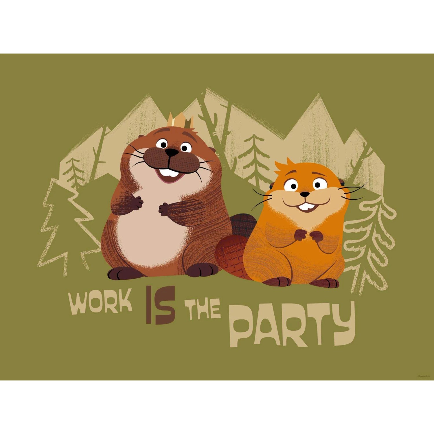 Komar Plakát Disney Pixar Hoopers Work is the Party 30 x 40 cm