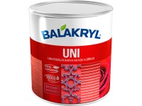 BALAKRYL Univerzální barva na kov a dřevo UNI LESK 0101 pastelově šedá 0,7 kg