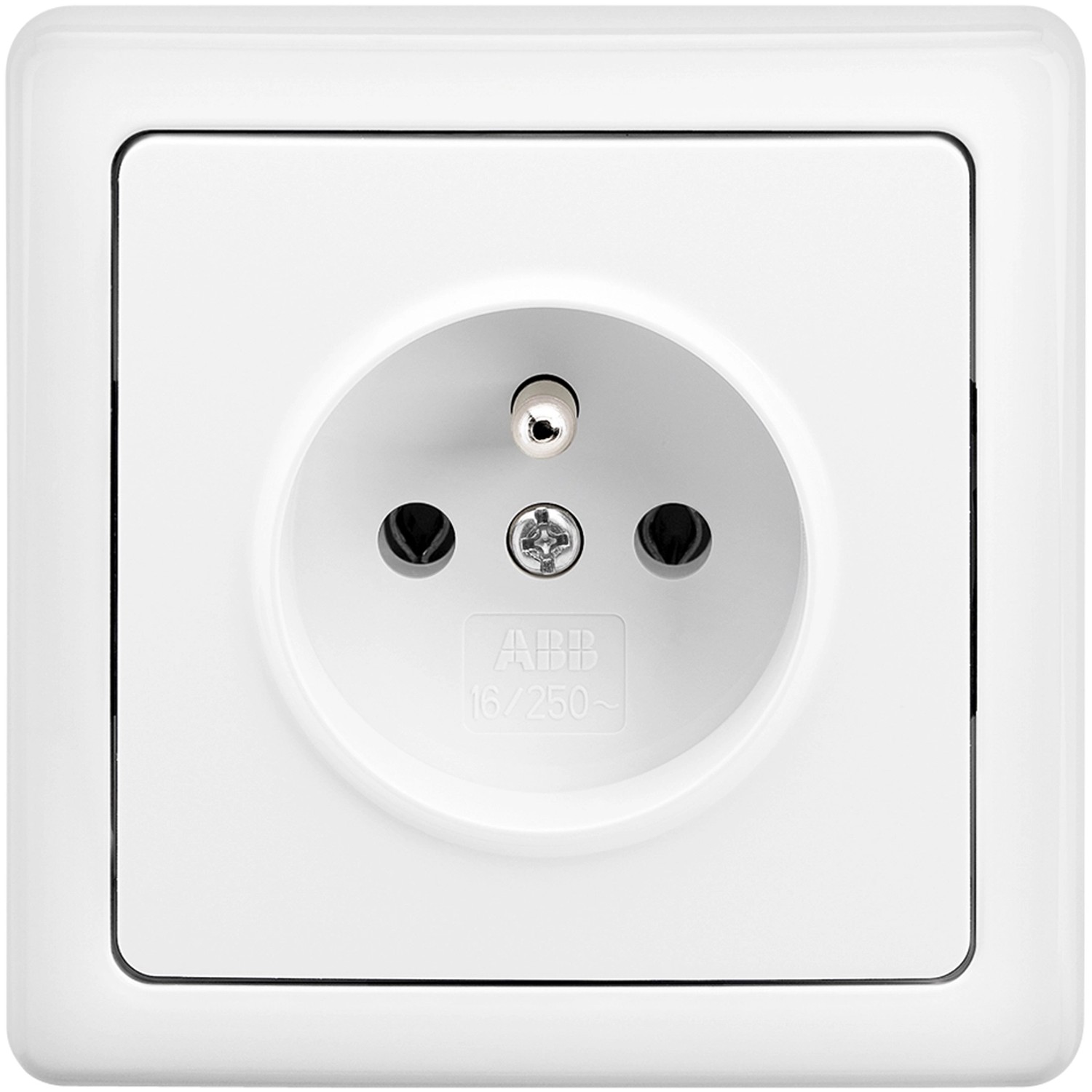 Zásuvka jednoduchá s uzemněním 5518g-c02349b1w