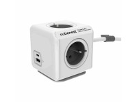 Cubenest Rozbočovač PowerCube Extended USB PD 20W, 4x zásuvka + USB A+C, šedá Cubenest Rozbočovač PowerCube Extended USB PD 20W, 4x zásuvka + USB A+C, šedá