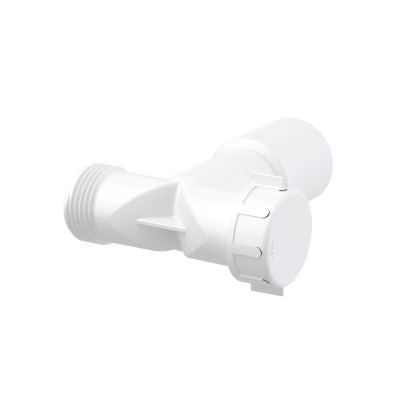 Alcadrain Dvojitá přípojka G1" s klapkami a záslepkou