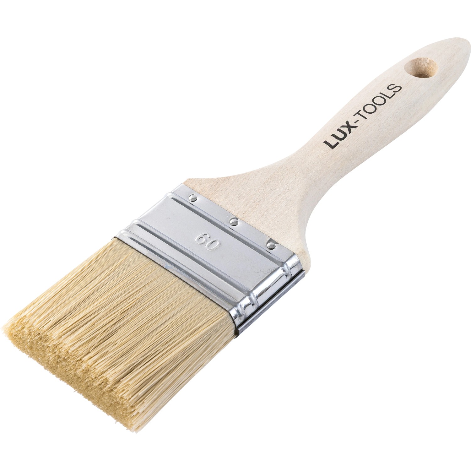 LUX-TOOLS Plochý štětec pro barvy a laky na bázi rozpouštědel 60 mm