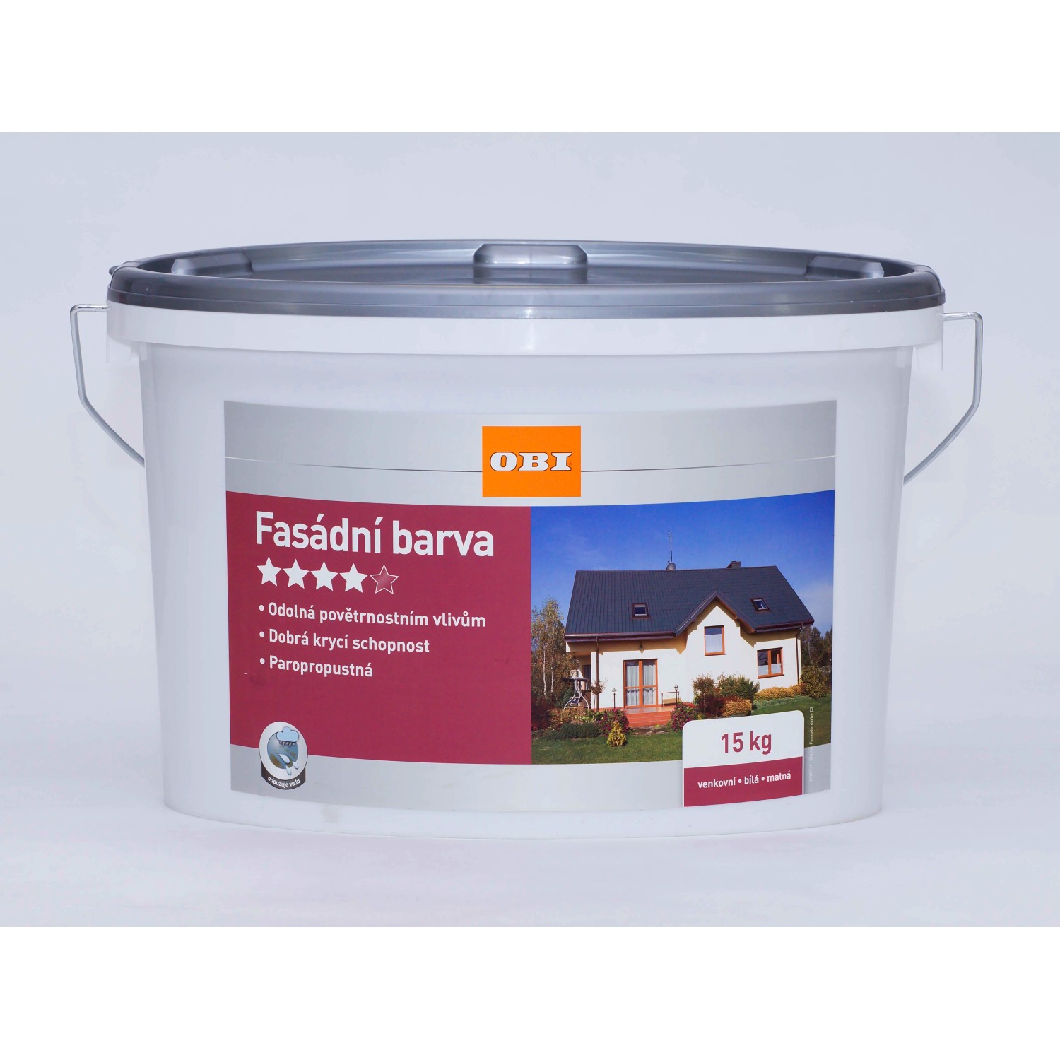 OBI Fasádní barva bílá matná 15 kg
